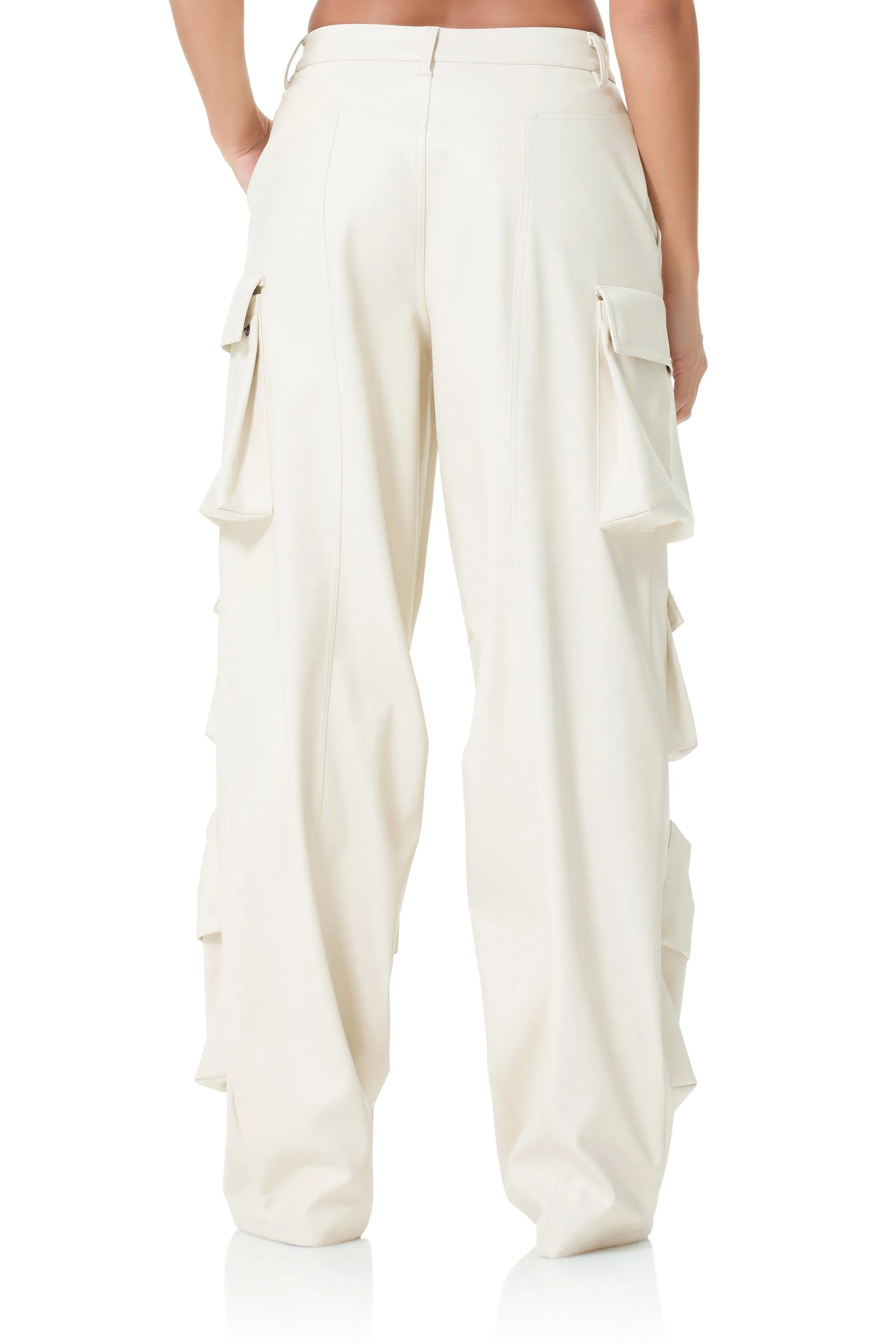 Parker Baggy Cargo Pant - Ivory