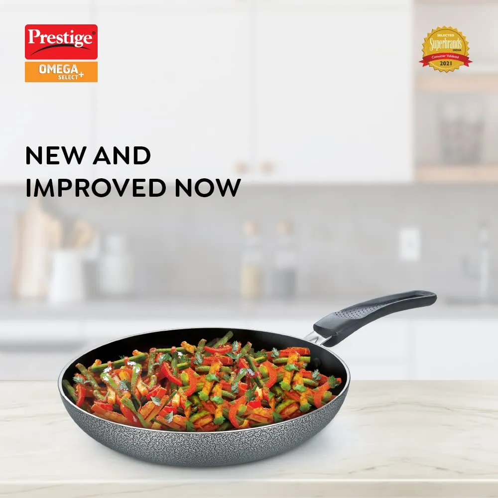 Prestige Omega Select Plus 18cm Non-Stick Fry Pan|Scratch and Abrasion Resistant|3 Layer Coating