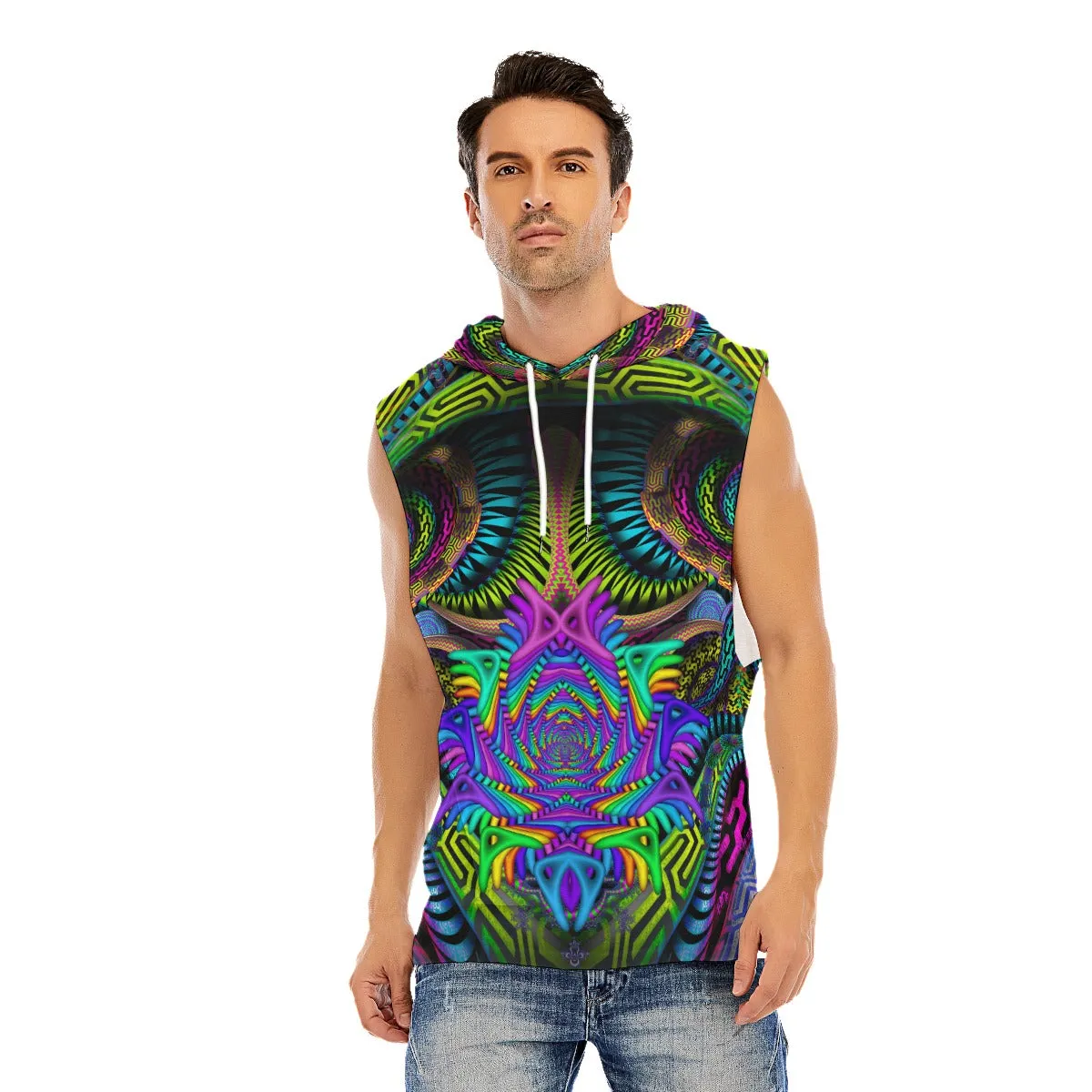 Primordial Hooded Tank Top