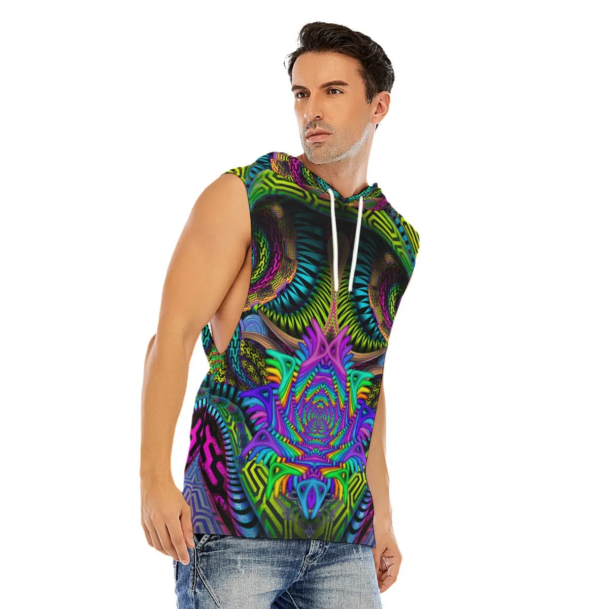 Primordial Hooded Tank Top