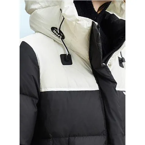 Quilted Puffa Thickened Calf-Length Down Coat