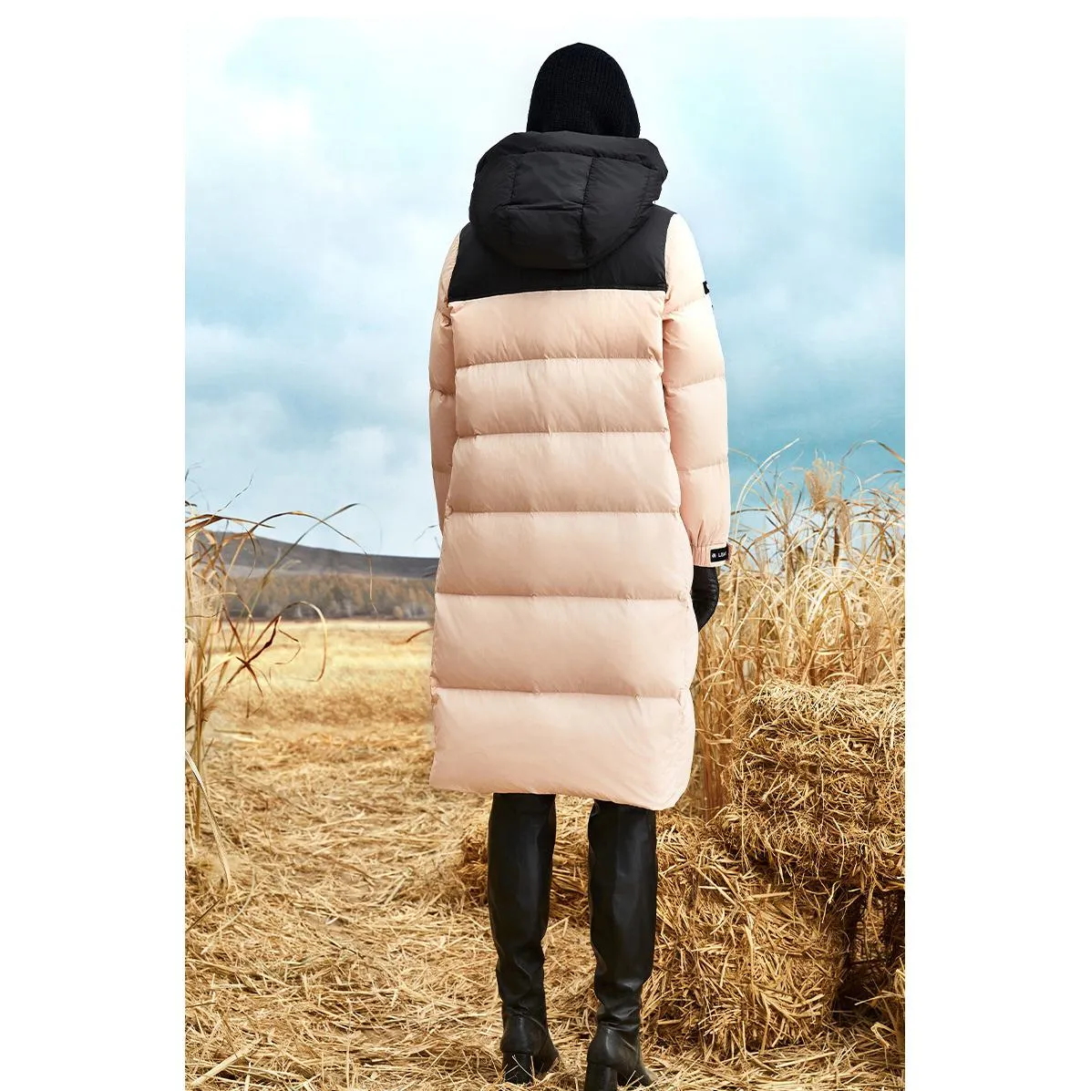 Quilted Puffa Thickened Calf-Length Down Coat