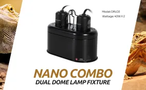 REPTIZOO Nano Combo Dome Lamp Fixture #DRL03