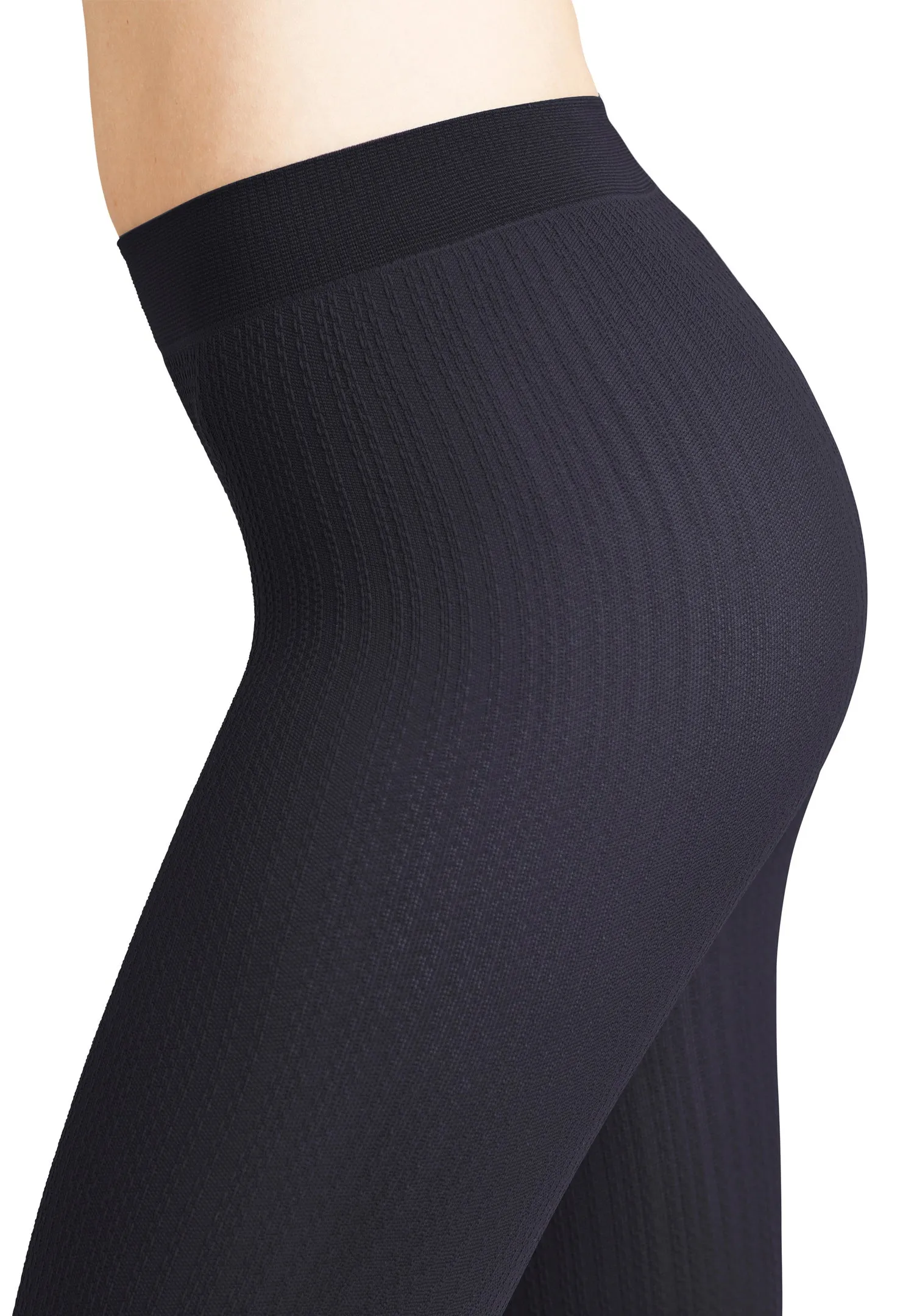 Rib Womens Fine Rib Tight | Black 40659-3009