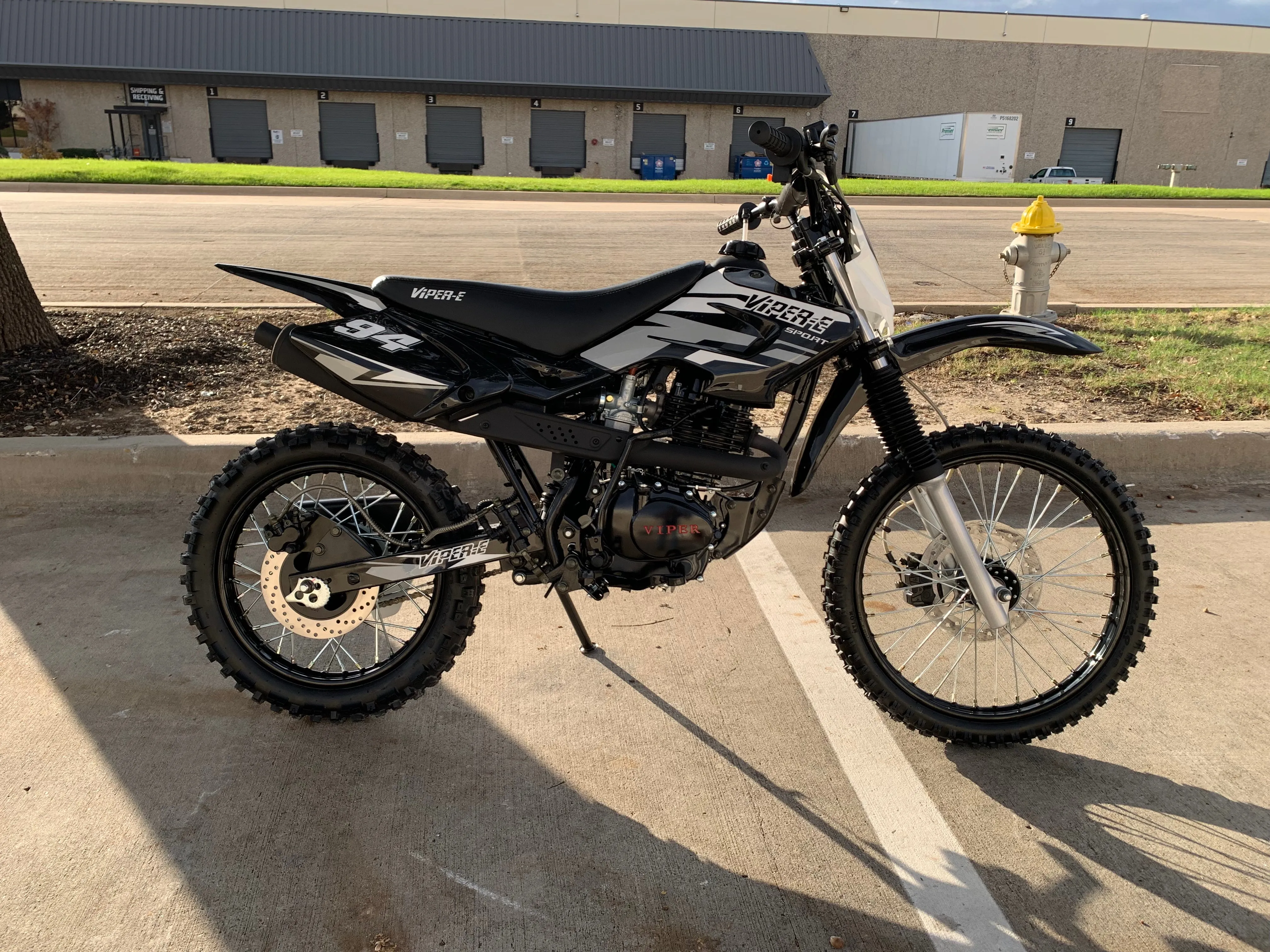 RPS Full Size MX Viper-E Electric Start, 150cc Dirt Bike, 5 speed manual trans, -OFF ROAD ONLY