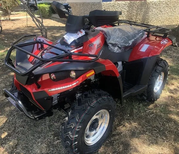 RPS Muscle 300 Deluxe 4X4 Utility ATV with Winch, Blue Tooth speakers and Battery included. Shaft Drive, 22hp