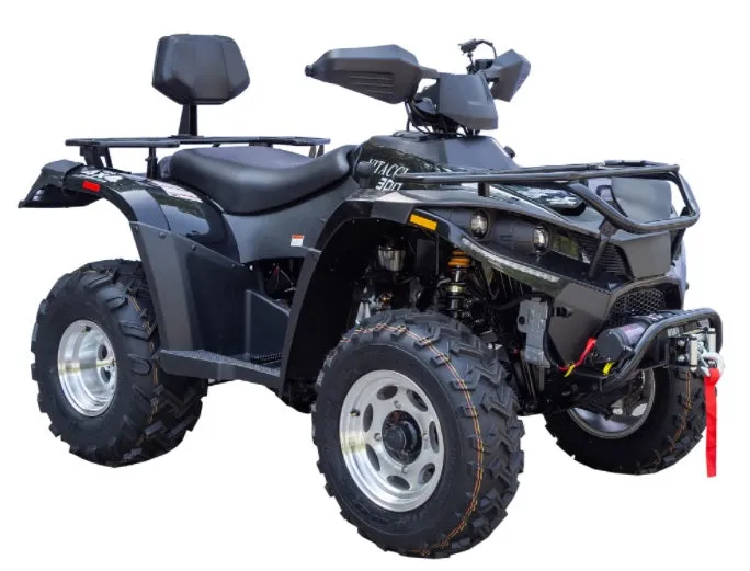 RPS Muscle 300 Deluxe 4X4 Utility ATV with Winch, Blue Tooth speakers and Battery included. Shaft Drive, 22hp