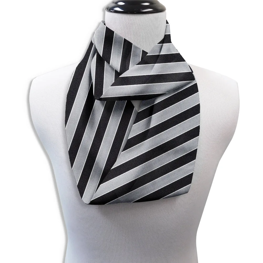 Scholastic Black/Silver - Infinity Scarves