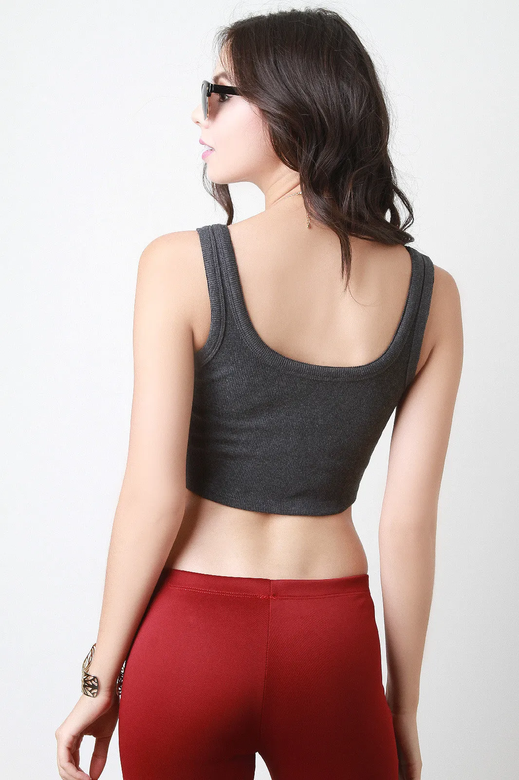 Simple Knit Crop Top