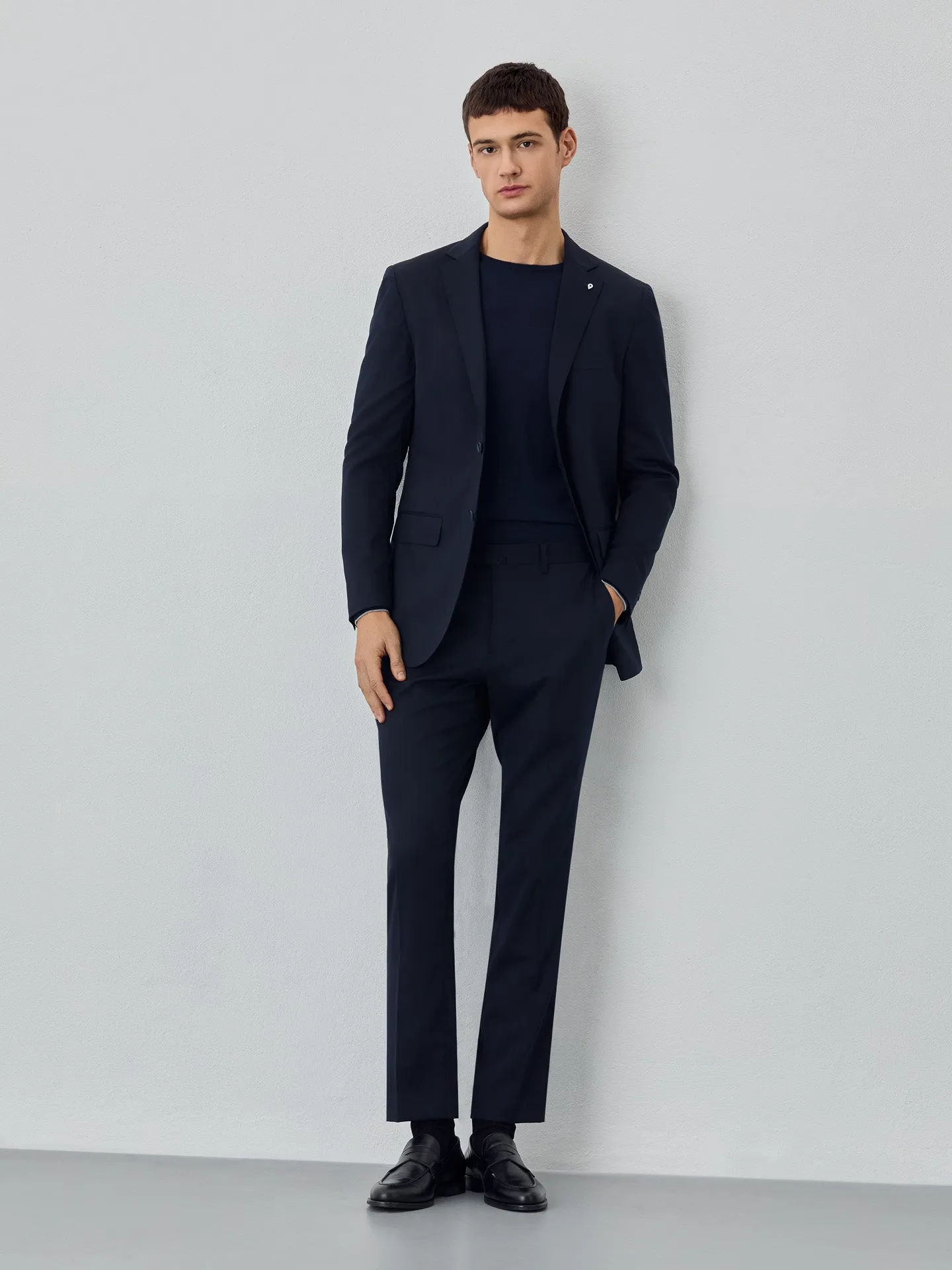 Slim Fit K-Performance Herringbone Suit