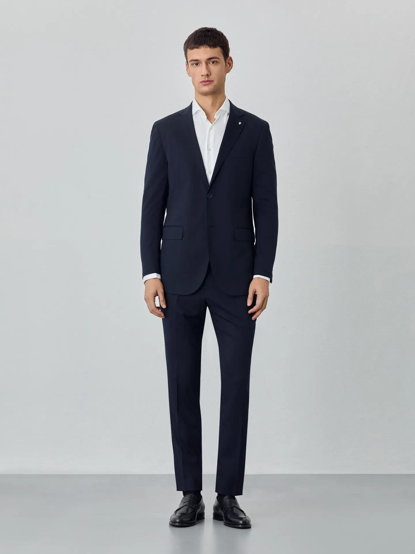 Slim Fit K-Performance Herringbone Suit