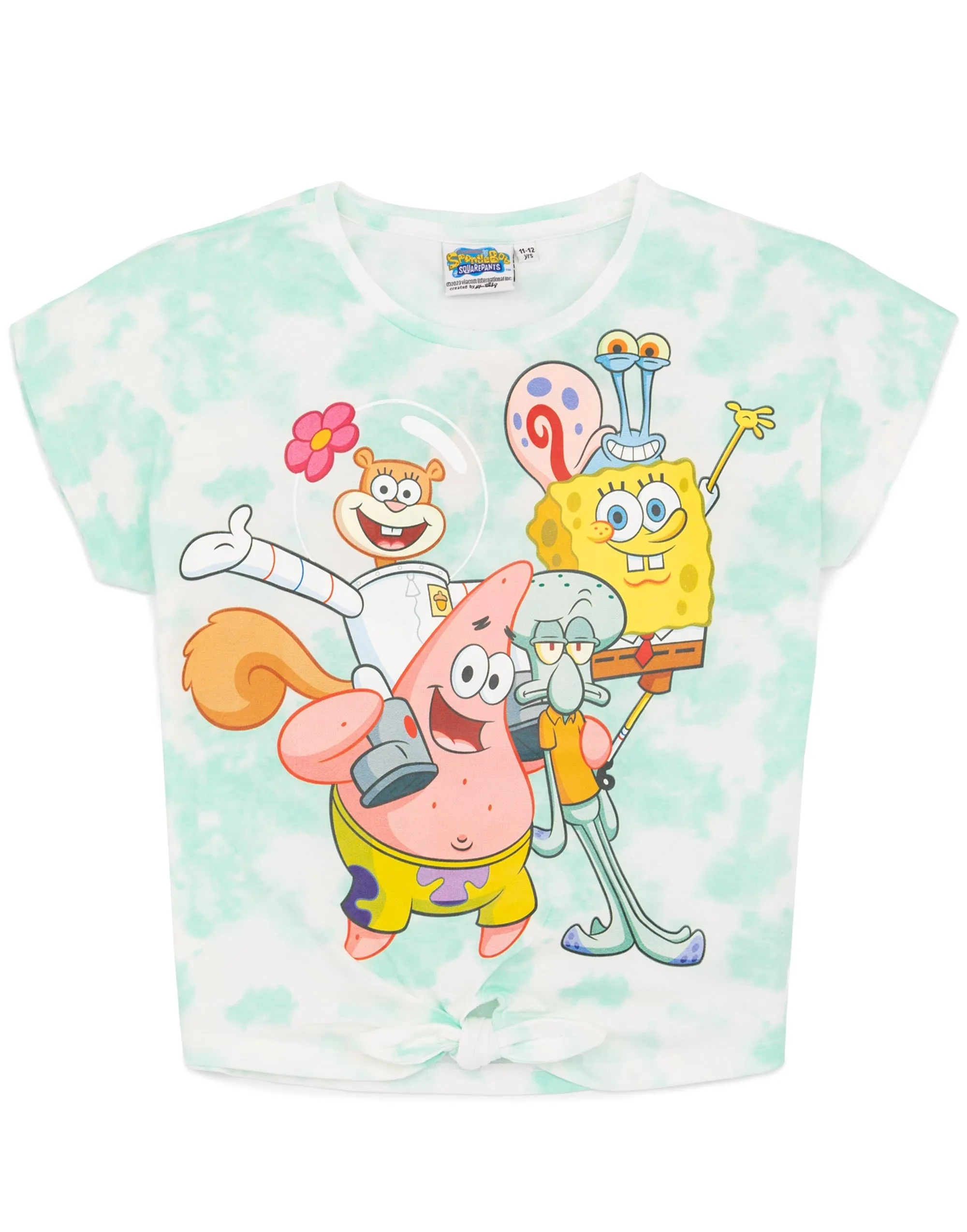 SpongeBob SquarePants Girls Tie Front Top