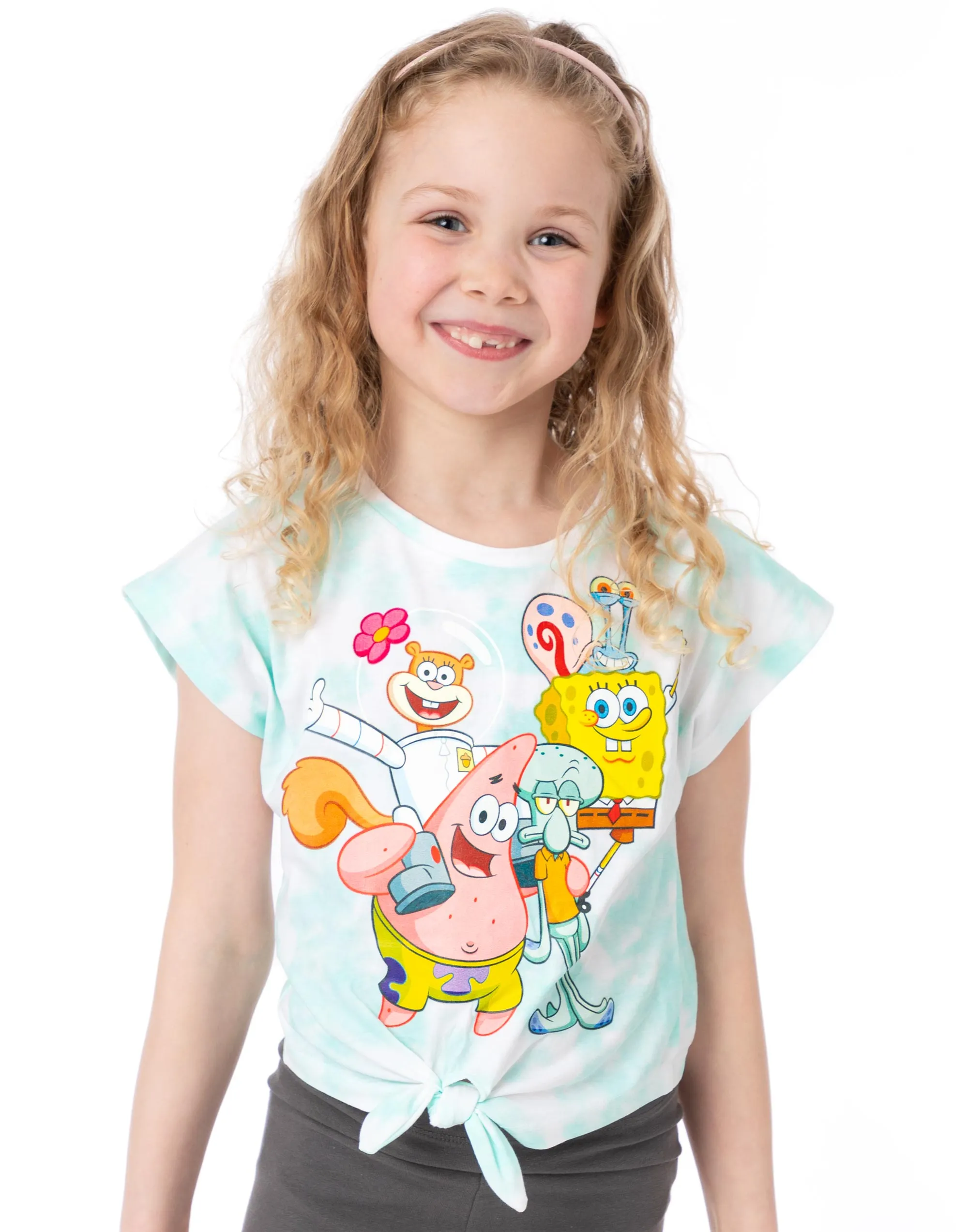 SpongeBob SquarePants Girls Tie Front Top