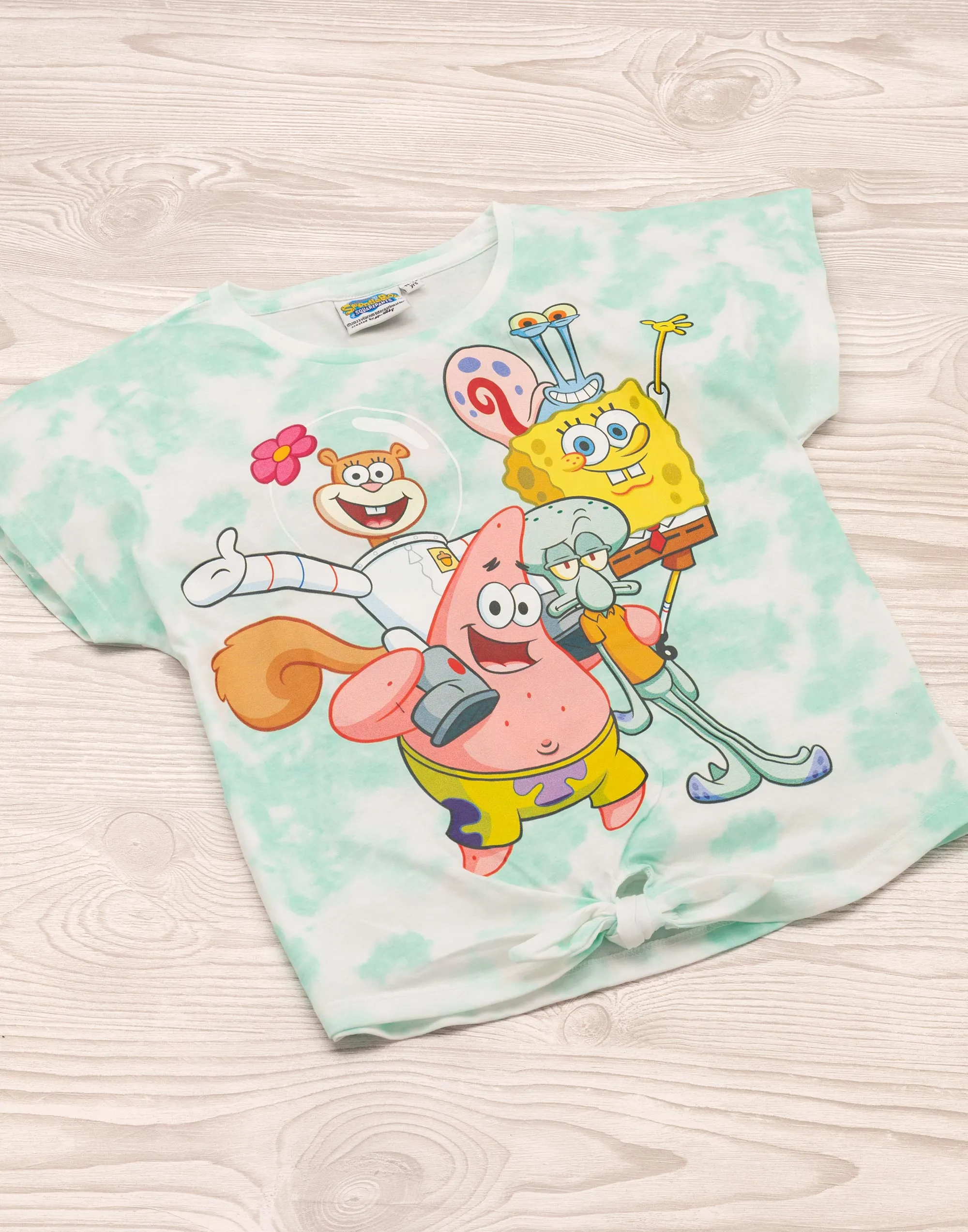 SpongeBob SquarePants Girls Tie Front Top