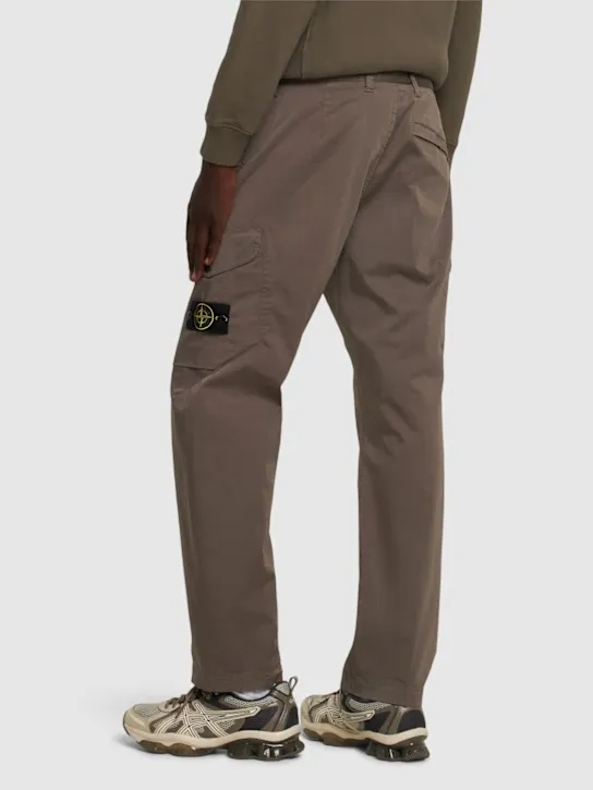 Stone Island   Stretch cotton cargo pants 