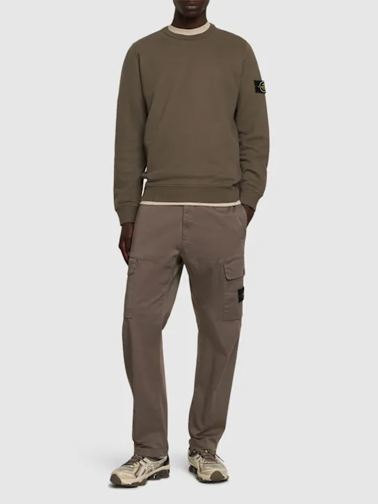 Stone Island   Stretch cotton cargo pants 