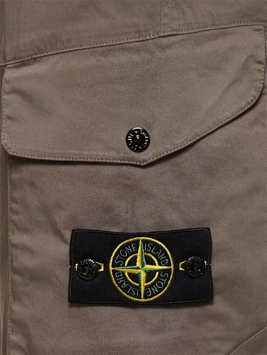 Stone Island   Stretch cotton cargo pants 