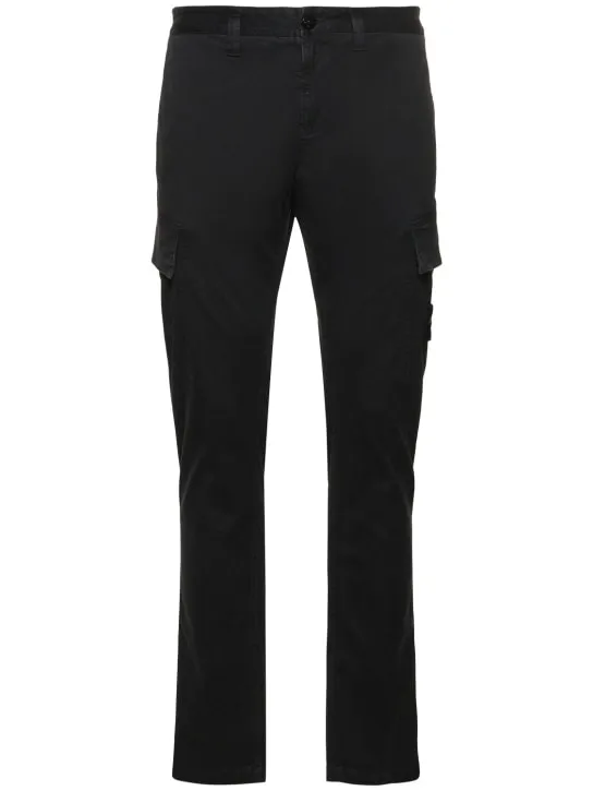 Stone Island   Stretch cotton regular pants 