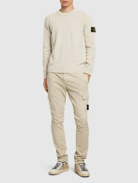 Stone Island   Stretch cotton regular pants 