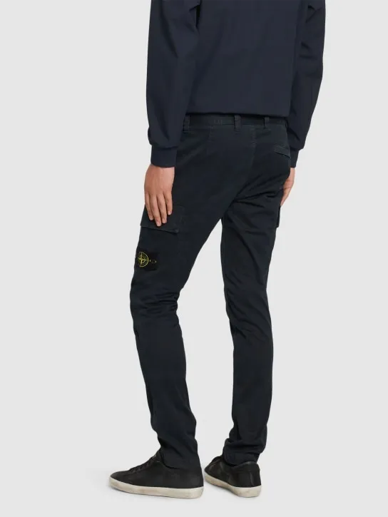 Stone Island   Stretch cotton regular pants 