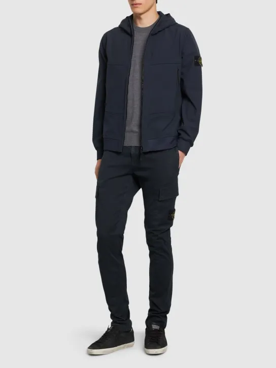 Stone Island   Stretch cotton regular pants 