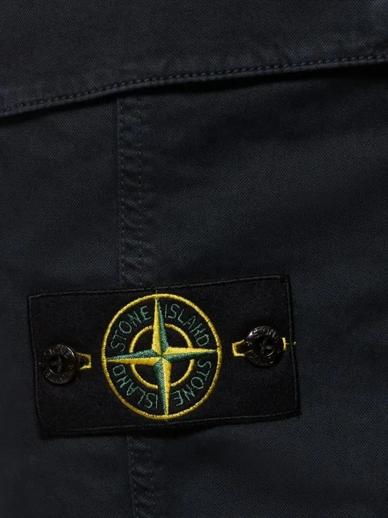 Stone Island   Stretch cotton regular pants 