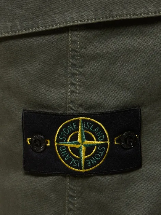 Stone Island   Stretch cotton regular pants 