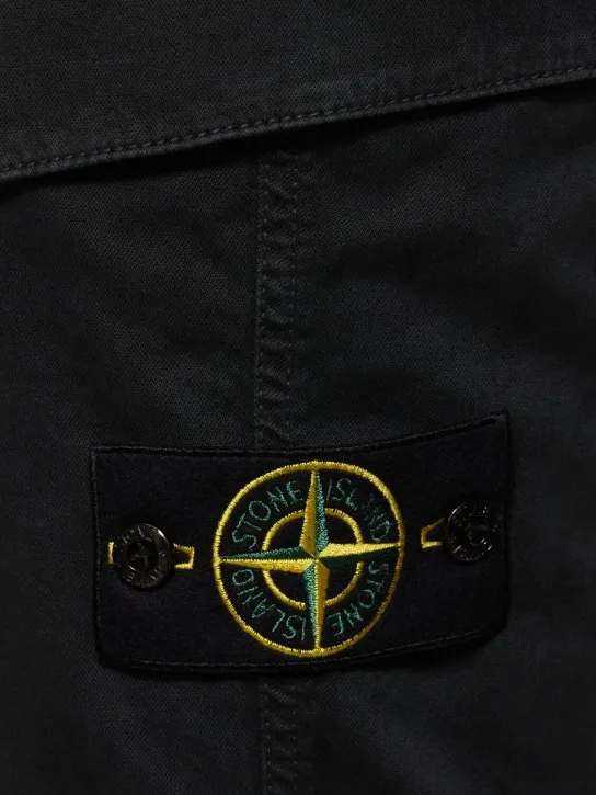 Stone Island   Stretch cotton regular pants 