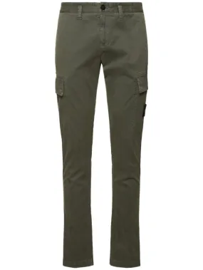 Stone Island   Stretch cotton regular pants 