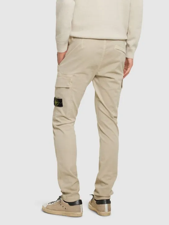 Stone Island   Stretch cotton regular pants 