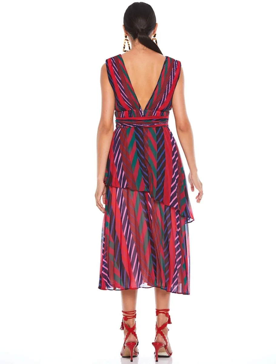 SUGAR AND SPICE MIDI DRESS