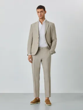 Suit Trousers With Coin Pocket In Linen