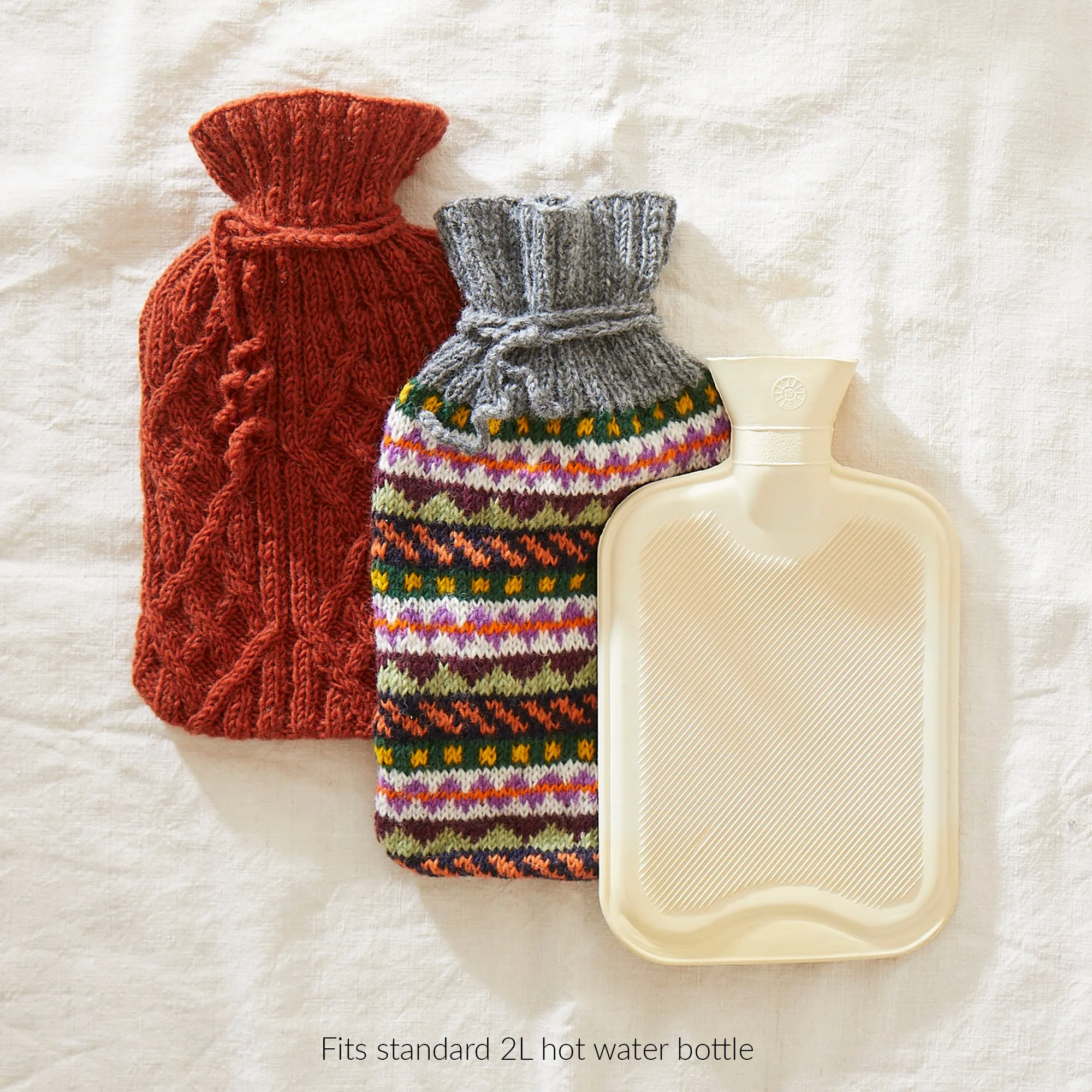 TAMASI Cable Knit Hot Water Bottle Cover (WS)