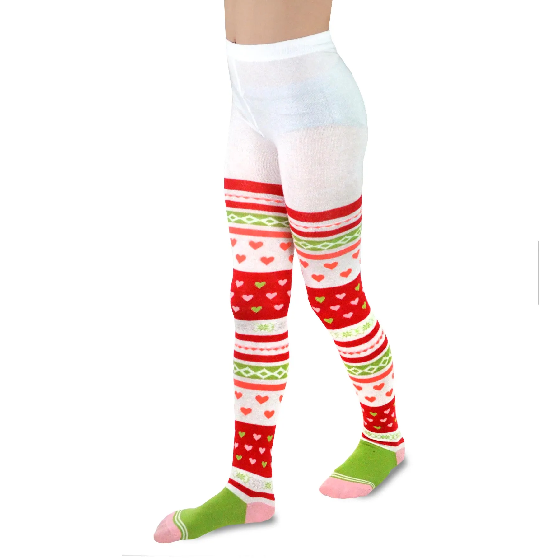 TeeHee Socks Kid's Casual Cotton Tights Colorful 3-Pack (K1604)