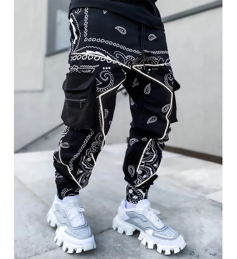 TEEK - Bandana Print Cargo Pants