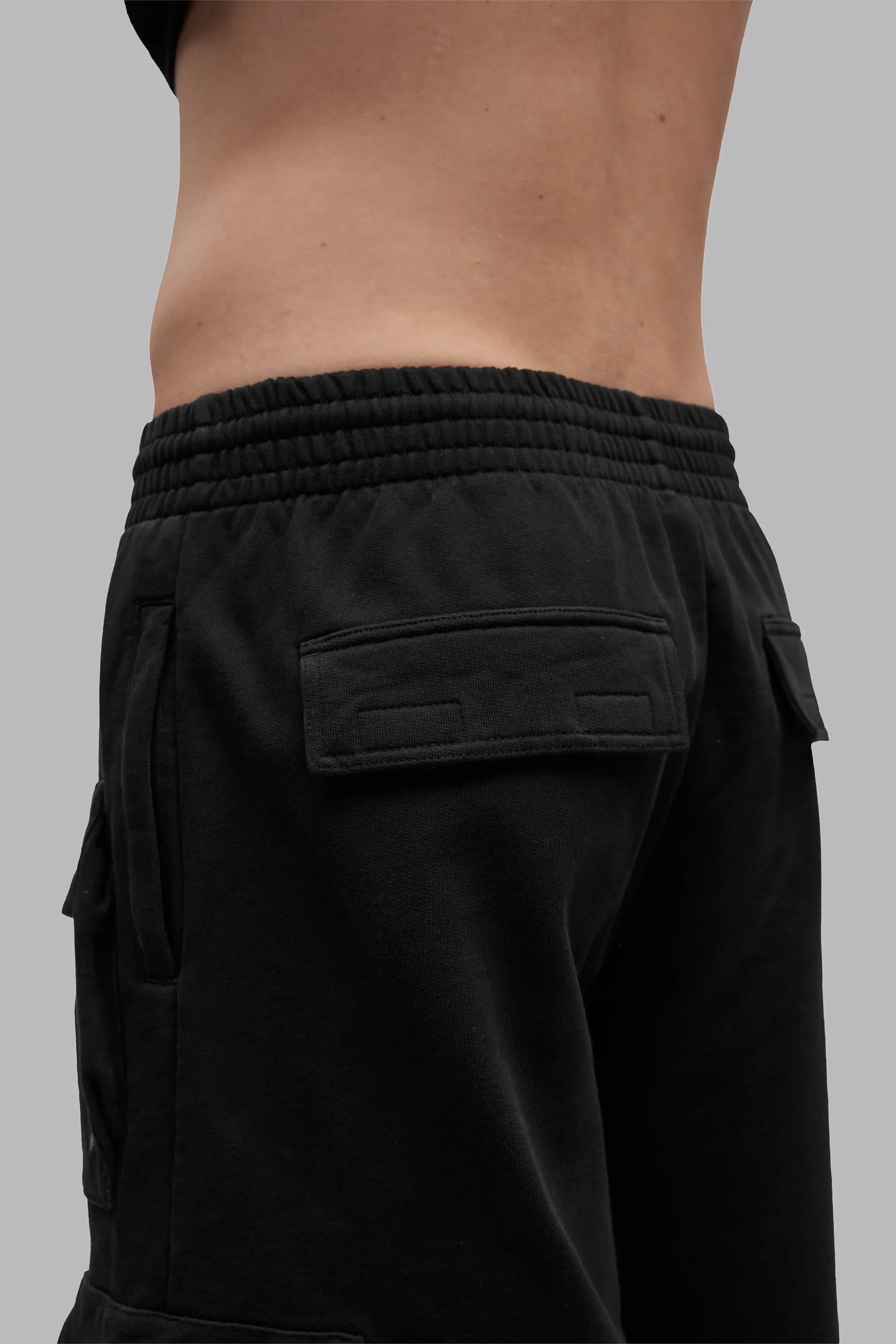 V_LYFE420 9" CARGO SHORTS - Black