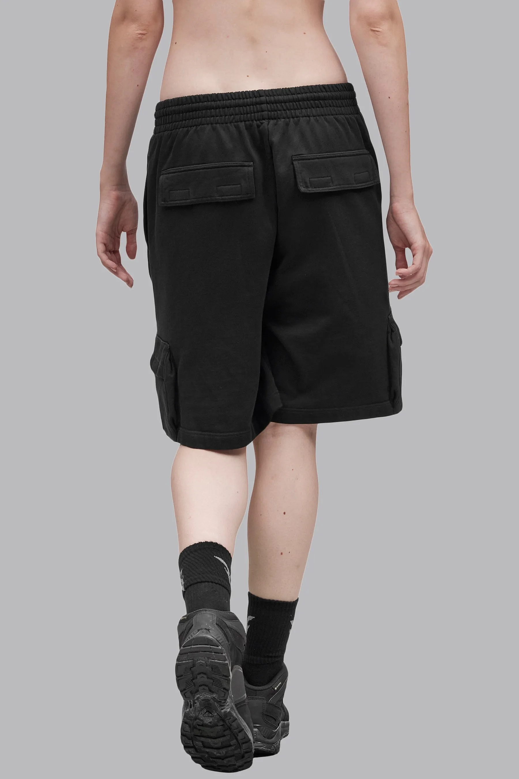 V_LYFE420 9" CARGO SHORTS - Black