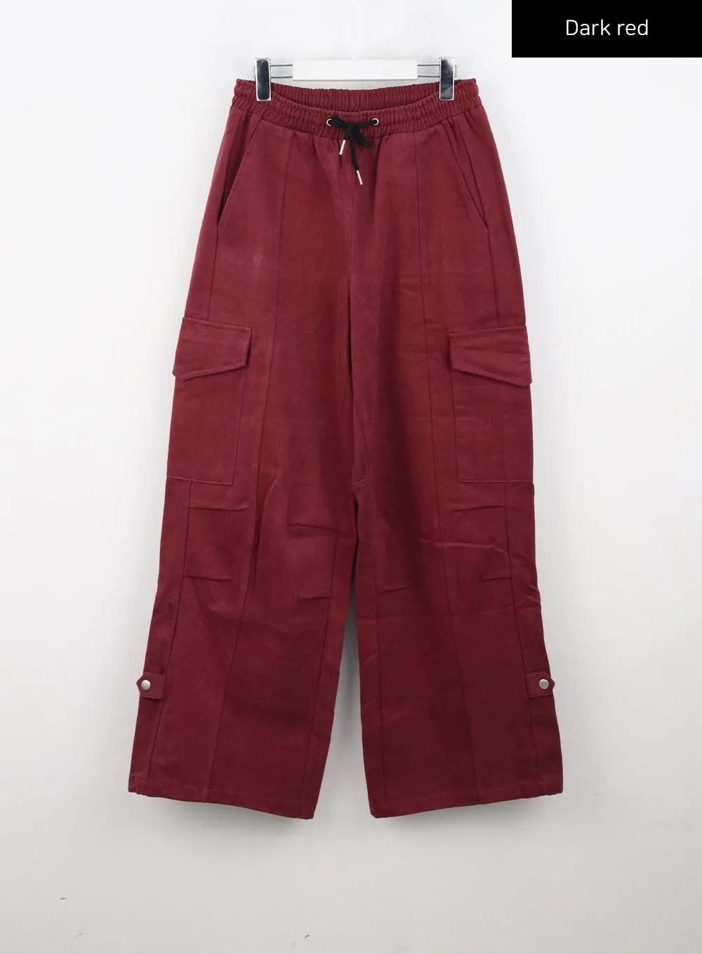 Wide-Leg Cargo Sweat Pants CN303