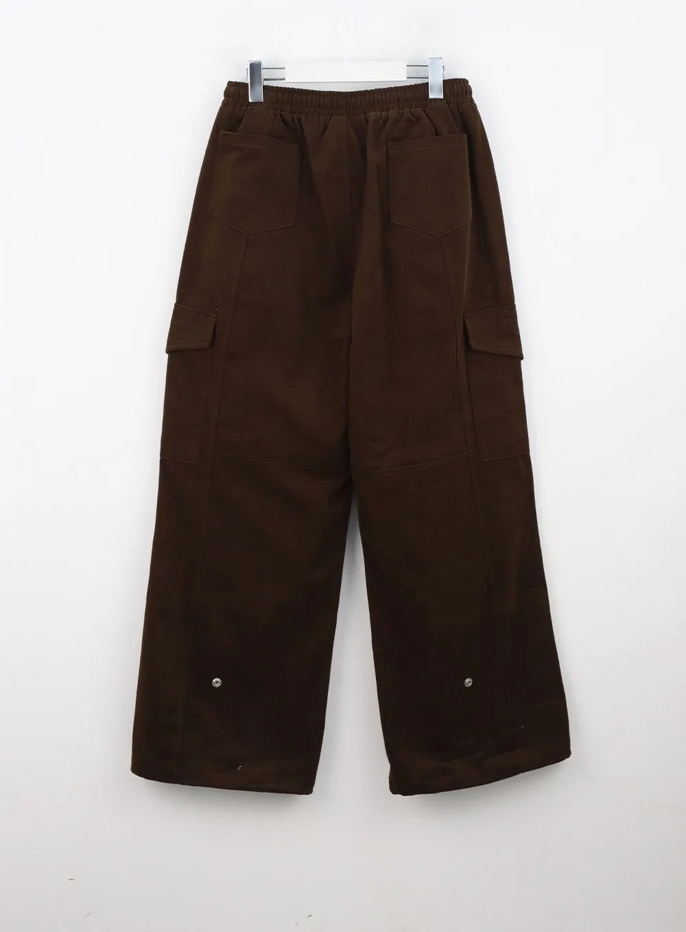 Wide-Leg Cargo Sweat Pants CN303