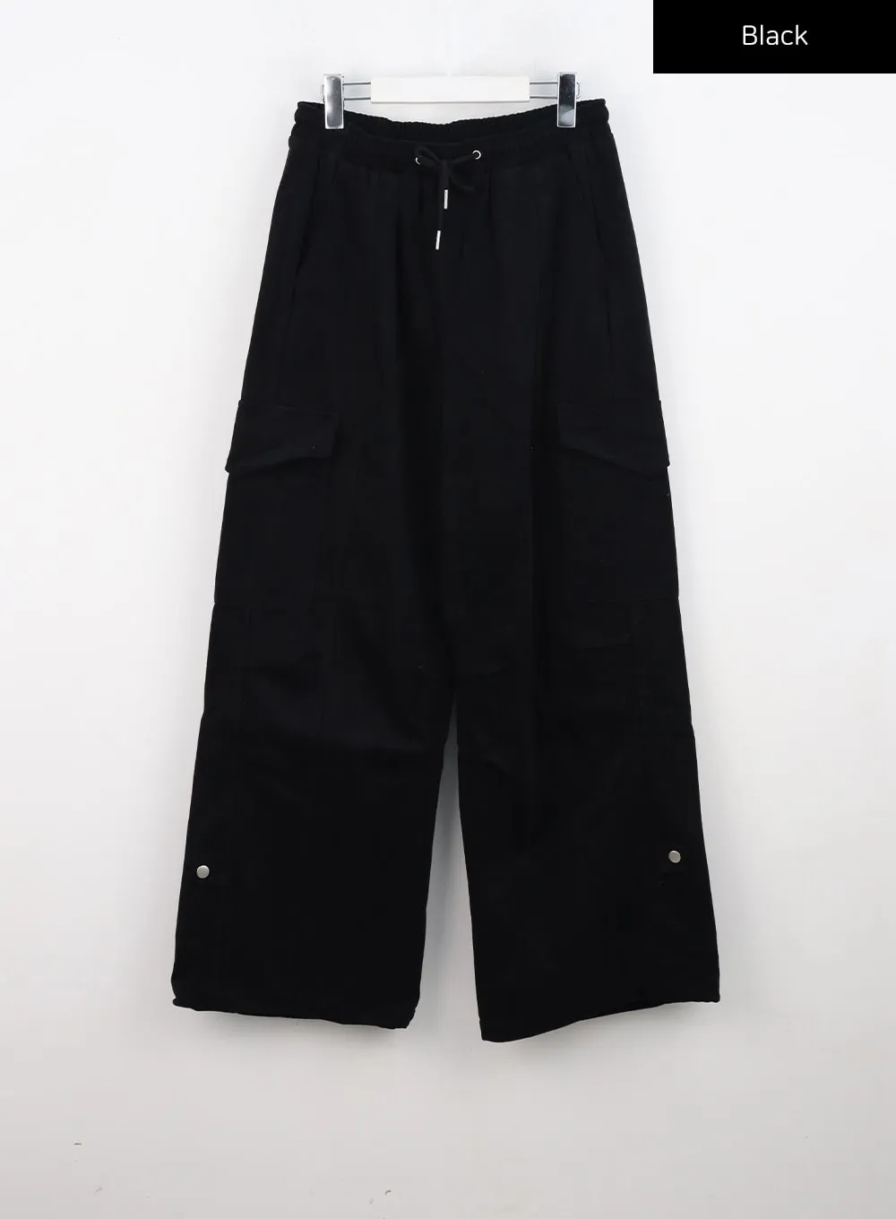 Wide-Leg Cargo Sweat Pants CN303