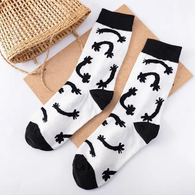 Women Skateboard Socks Cool Hip Hop Women Socks Streetwear Socks