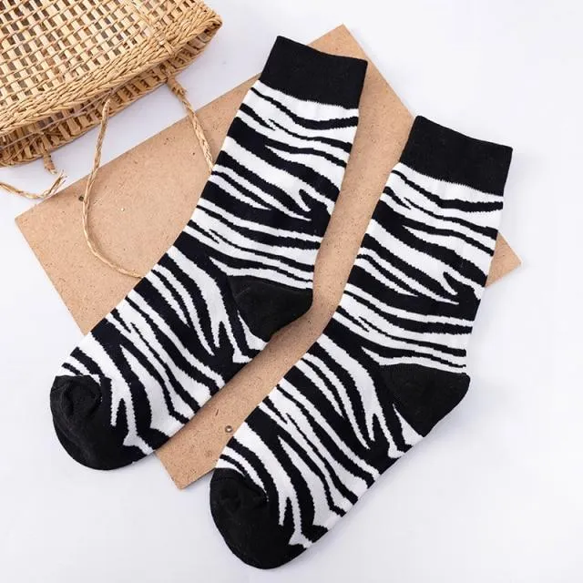 Women Skateboard Socks Cool Hip Hop Women Socks Streetwear Socks