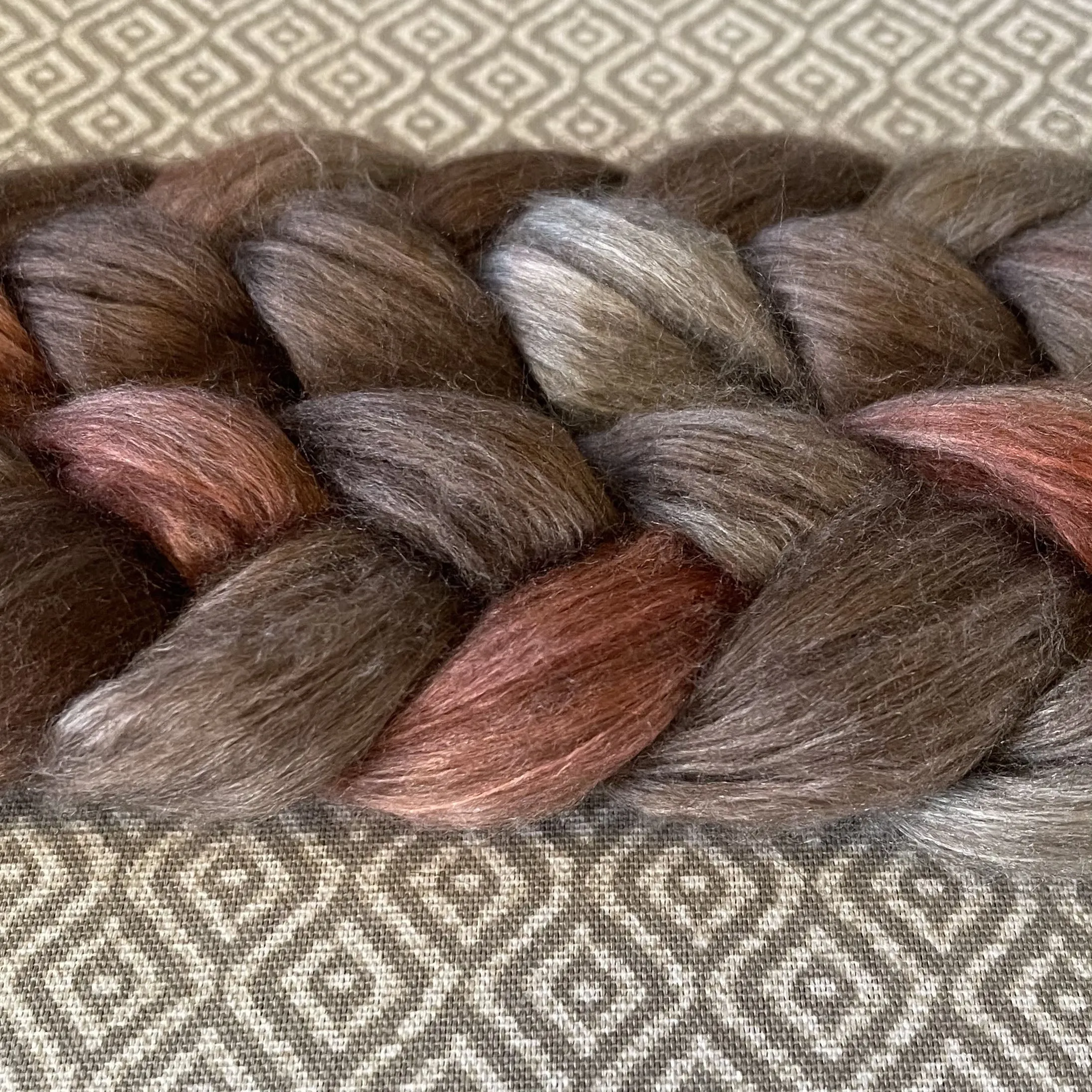 Yak Silk Roving - Retro Girl