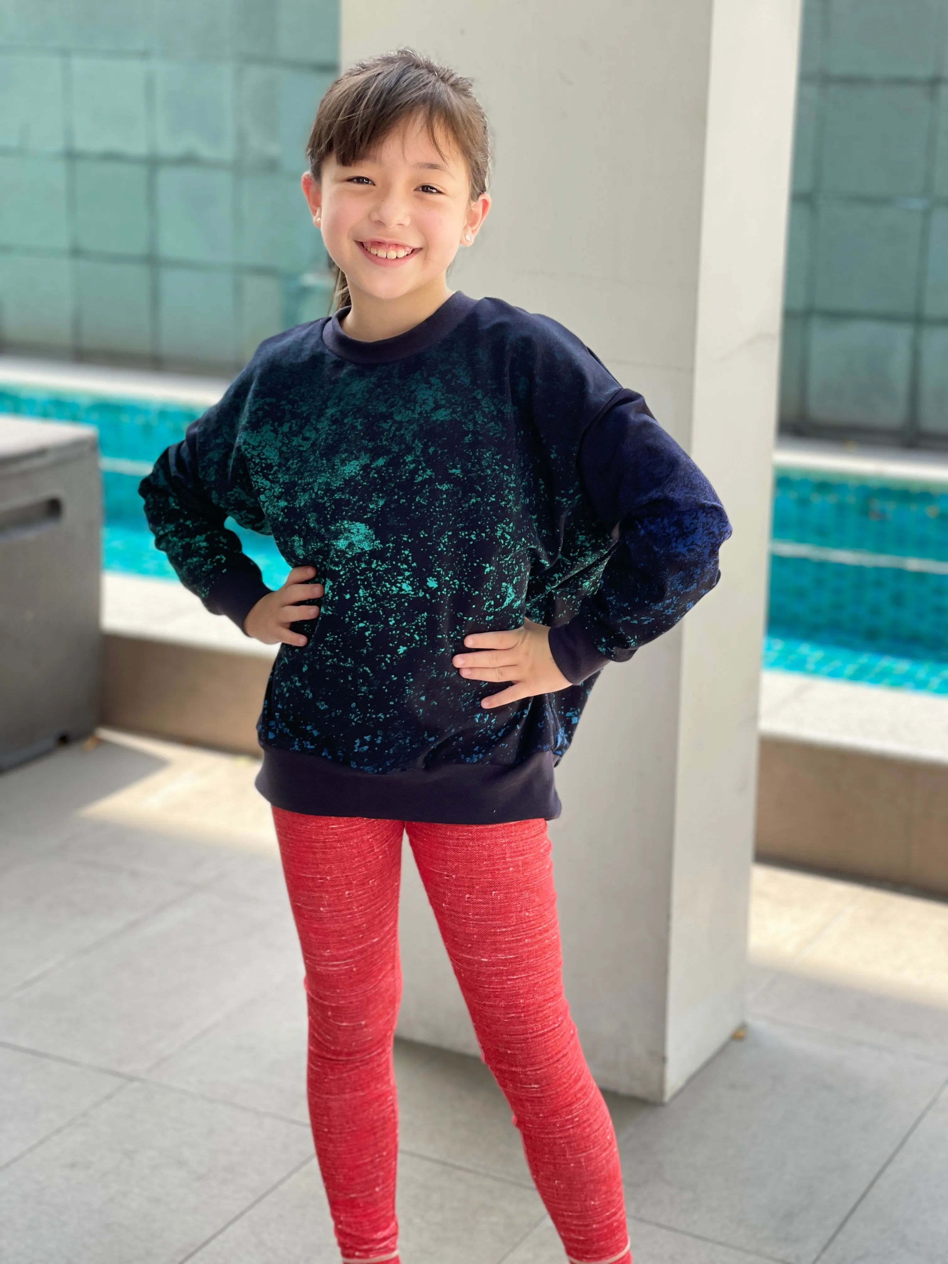 Youth Sav's Sweatshirt  PDF Sewing Pattern 2-16