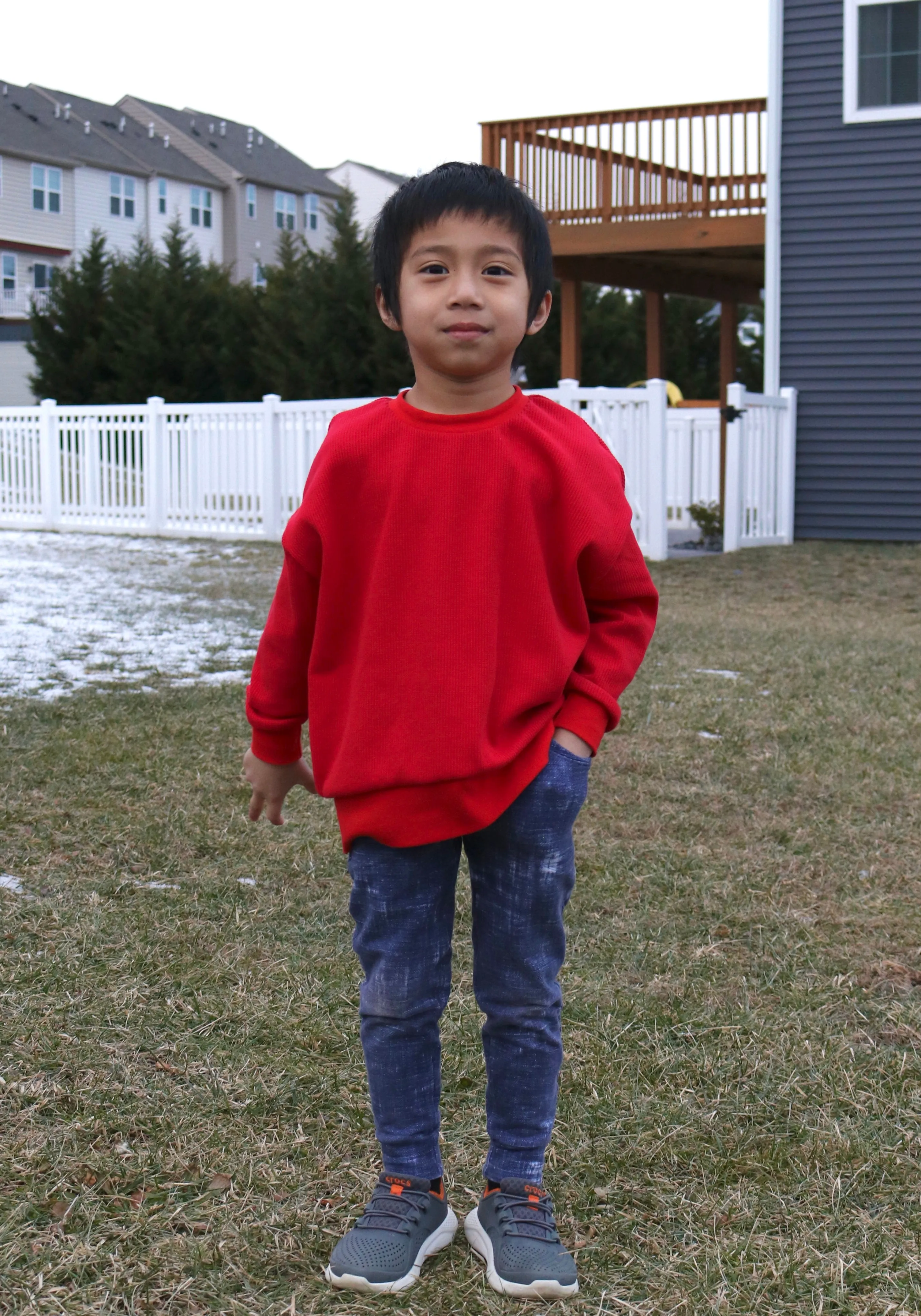 Youth Sav's Sweatshirt  PDF Sewing Pattern 2-16